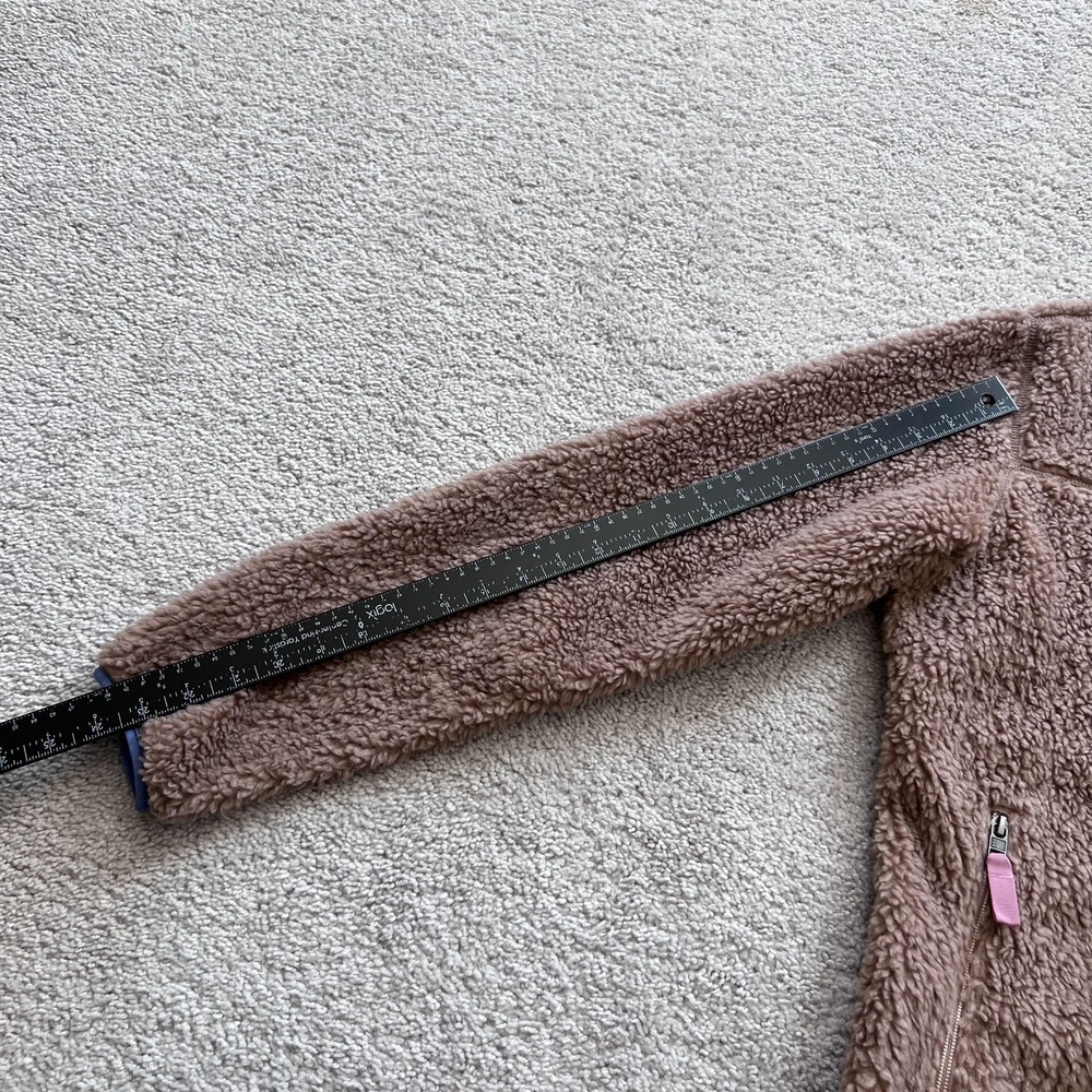 Patagonia Classic Retro-X Pampas Tan Fleece Zip Jacket Womens M Brown Outdoor - Picture 13 of 14